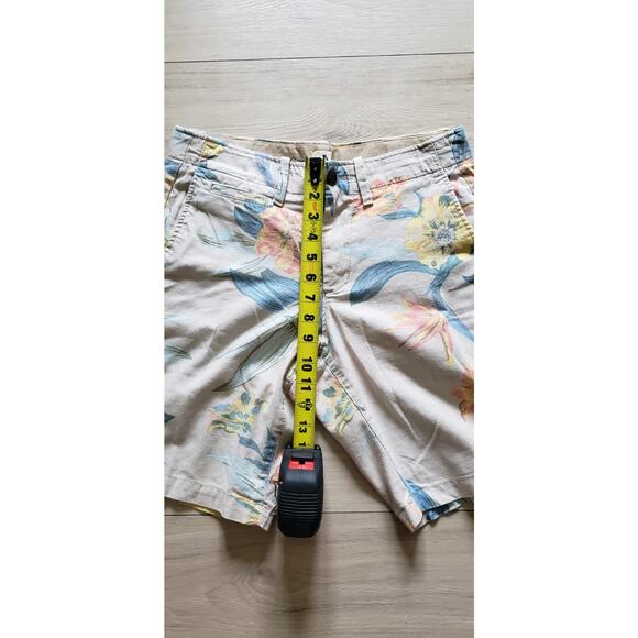 GAP Shorts Lot Mens 29 4pc Floral Geo Mint Brown Tan Chino Lived-In Fit Cotton - Picture 5 of 16